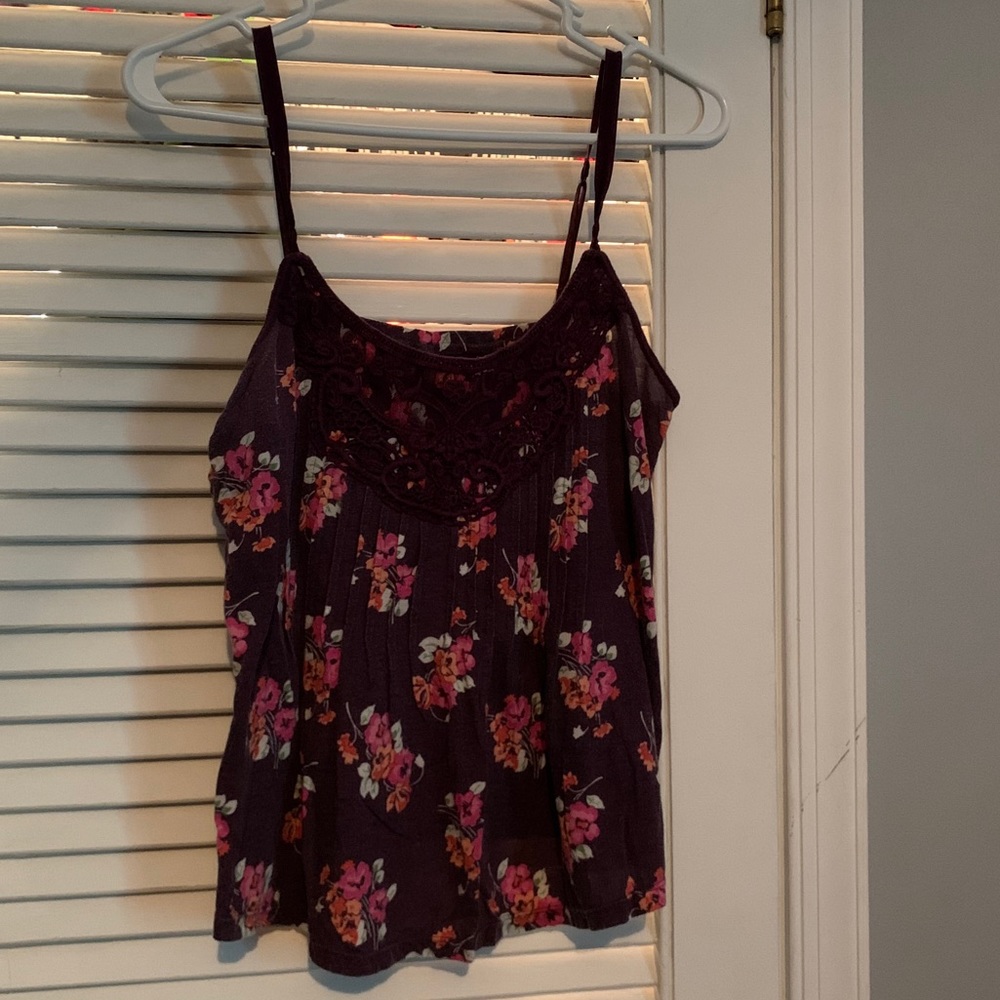 Aeropostale flowy tank top